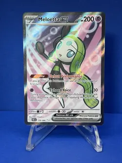 Pokemon TCG Meloetta EX Full Art Black Bolt Card 159/086 Near Mint Condition - Image 1