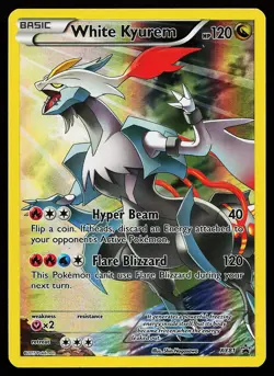 White Kyurem XY81 Holo Full Art XY Promo Pokemon Card - Image 1