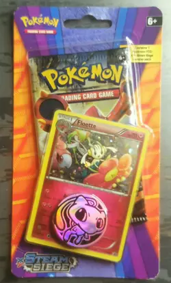 [2] XY Steam Siege FLOETTE Blister Pack & LUCARIO Holo (Card Only) Pokemon - Image 2