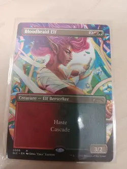Bloodbraid Elf 2009 Rare Secret Lair Countdown Kit Magic: The Gathering NM - Image 1