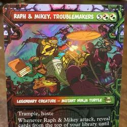 Teenage Mutant Ninja Turtles, Raph & Mikey, Troublemakers - Foil - Image 2