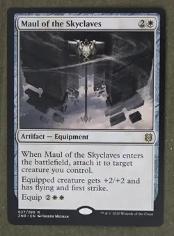 Mtg Maul of the Skyclaves 027 Regular White Zendikar Rising; M/NM - Image 1
