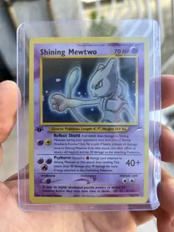 Pokemon BGS 8 Shining Mewtwo #109 S4a Neo Destiny Unlimited 2002 English - Image 2