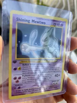 Pokemon BGS 8 Shining Mewtwo #109 S4a Neo Destiny Unlimited 2002 English - Image 3