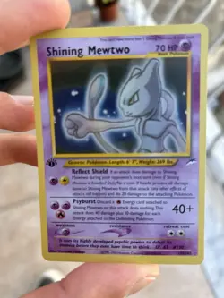 Pokemon BGS 8 Shining Mewtwo #109 S4a Neo Destiny Unlimited 2002 English - Image 5