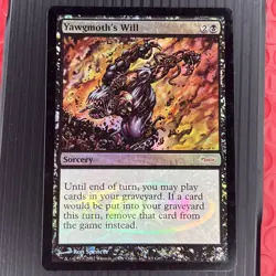 Yawgmoth's Will 2007 Judge Promo Foil MTG Magic The Gathering LP - Image 1