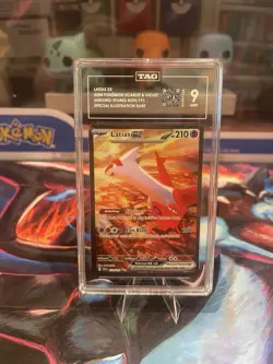 Pokemon Latias ex 239/191 Sv08: Surging Sparks Holo TAG 10 - Image 1