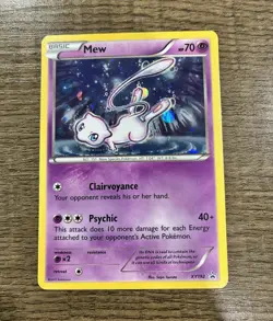 Pokemon TCG Mew XY192 XY Promo Holo Rare Basic 70 HP Psychic - Image 1