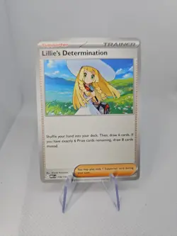 Lillie's Determination Uncommon 119/132 Mega Evolution Near Mint Pokemon TCG - Image 1