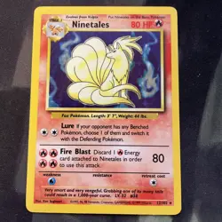 Ninetales 12/102 Holo Holo Rare Base Set Unlimited Pokemon Card NM Condition - Image 1