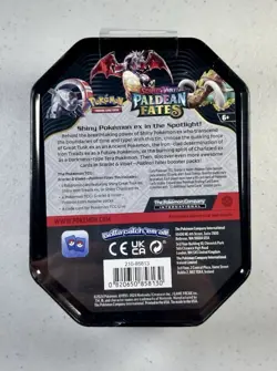 Pokemon TCG: Scarlet & Violet Paldean Fates Charizard EX Tin New Factory Sealed - Image 2