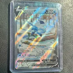 Pokemon TCG Glaceon V 175/203 Evolving Skies Alt Full Art Holo UR Eng - Image 1