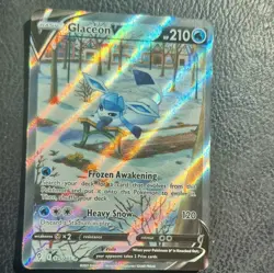 Pokemon TCG Glaceon V 175/203 Evolving Skies Alt Full Art Holo UR Eng - Image 3