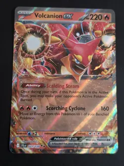 2025 POKEMON TCG VOLCANION EX 31 JOURNEY TOGETHER DOUBLE RARE HOLO MINT - Image 1