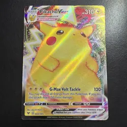 Pikachu VMax 044/185 Pokemon Vivid Voltage Ultra Rare Full Art New - Image 1