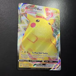 Pikachu VMax 044/185 Pokemon Vivid Voltage Ultra Rare Full Art New - Image 3