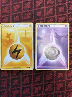 Pokemon TCG HeartGold SoulSilver Lightning 118/123 Psychic 119/123 Lot 2 2010 - Image 2