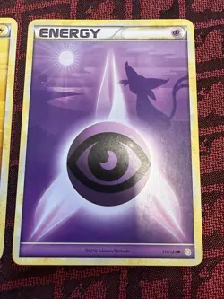 Pokemon TCG HeartGold SoulSilver Lightning 118/123 Psychic 119/123 Lot 2 2010 - Image 4