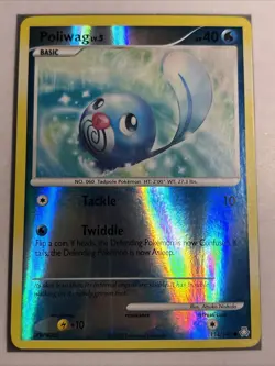 Poliwag 114/146 Legends Awakened Reverse Holo Pokemon Card - Image 1