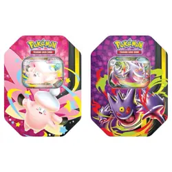 Pokemon TCG: Mega Moonlight Tin Mega Gengar ex/ Clefable - Image 1