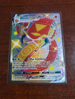 Pokemon SHINY CENTISKORCH VMAX SV109/SV122 Shiny Fates HYPER RARE FULL ART - Image 1