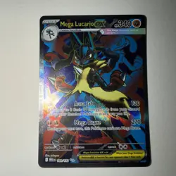 Pokemon TCG Mega Lucario EX 160/132 Ultra Rare Full Art Holo NM - Image 1