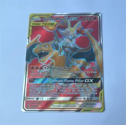 Pokemon Company Charizard & Braixen GX TAG TEAM Full Art Holo UR 270 HP Eng - Image 1