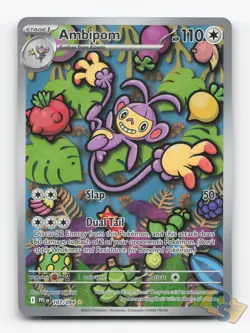 Pokemon TCG - Ambipom 107/094 Near Mint Illustration Rare Phantasmal Flames - Image 1