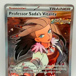 Pokemon Professor Sada's Vitality 239/182 Paradox Rift Special Illustration Rare - Image 1