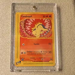 Pokemon Cyndaquil Expedition Base Set Common Regular 105/165 50 HP Pokemon TCG - Image 1