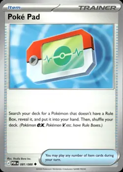 Poke Pad 081/088 Uncommon Perfect Order Pokemon Near Mint - Image 1