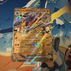 Pokemon TCG Cynthia’s Garchomp ex Prize Pack 104/182 Holo Play! Stamp - Image 1