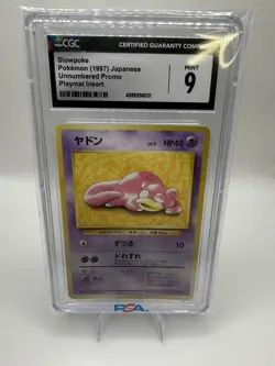 CGC 9 | SLOWPOKE #79 | PLAYMAT INSERT PROMO | JPN | POKEMON | 1997 - Image 1