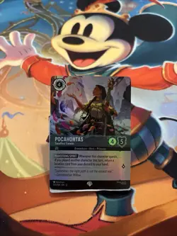 Pocahontas Steadfast Traveler 220/204 Epic Foil Wilds Unknown NM Disney Lorcana - Image 1
