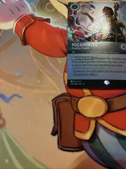 Pocahontas Steadfast Traveler 220/204 Epic Foil Wilds Unknown NM Disney Lorcana - Image 4