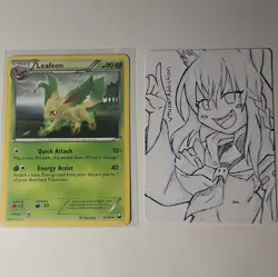 Pokemon Dark Explorers Leafeon 6/108 - LP - Image 1