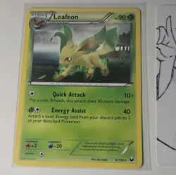 Pokemon Dark Explorers Leafeon 6/108 - LP - Image 2