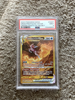 Palkia VSTAR GG67/GG70 Alt Art Crown Zenith Galarian Pokemon PSA 9 Mint - Image 1