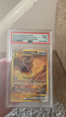 Palkia VSTAR GG67/GG70 Alt Art Crown Zenith Galarian Pokemon PSA 9 Mint - Image 2