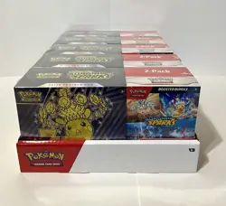 Pokemon TCG Surging Sparks ETB & Booster Bundle Costco 2 Pack Sealed (Lot of 5) - Image 1