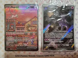 Carte Pokemon Promo Mew Ex SVP 053 et Mewtwo SVP 052 UPC 151 EV3.5 Scellees FR - Image 1