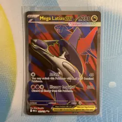 2025 Pokemon Mega Evolution Mega Latias ex #163 Near Mint - Image 1