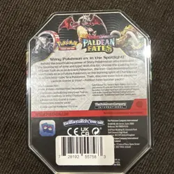 Pokemon TCG Scarlet & Violet Paldean Fates Tin Shiny Charizard ex - Sealed - Image 2