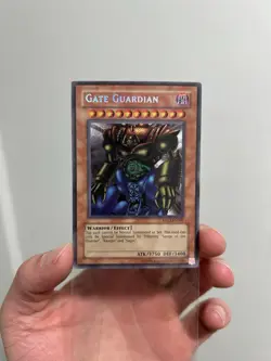 Yu-Gi-Oh Gate Guardian MRD-EN000 Secret Rare Holo Card - Image 1