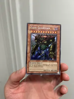 Yu-Gi-Oh Gate Guardian MRD-EN000 Secret Rare Holo Card - Image 4