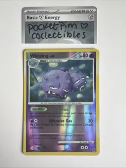 Pokemon Card Weezing 31/106 D&P Great Encounters Reverse Holo Rare - Image 1