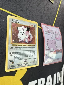 Pokemon Card Clefairy Base Set 5/102 Shadowless Holo Rare WOTC 324💎LP💎 - Image 2
