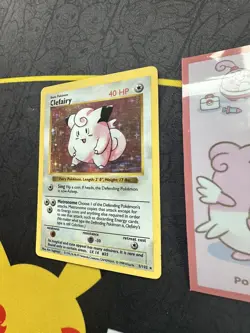 Pokemon Card Clefairy Base Set 5/102 Shadowless Holo Rare WOTC 324💎LP💎 - Image 3