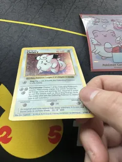 Pokemon Card Clefairy Base Set 5/102 Shadowless Holo Rare WOTC 324💎LP💎 - Image 4