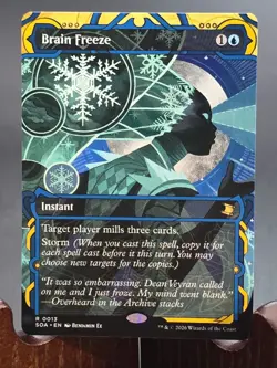 Brain Freeze Secrets of Strixhaven: Mystical Archive MTG Regular Near Mint - Image 1